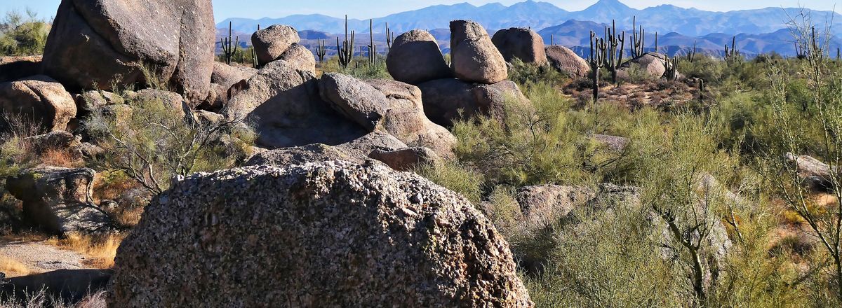 Arizona desert scenery near Carefree & Cave Creek